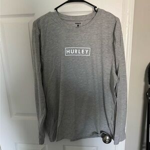 Hurley Light Gray Long Sleeve Tee